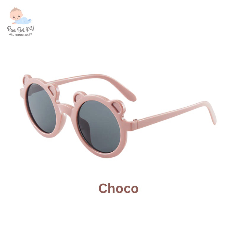 Bao Bei PH Drea Baby Fashion Sunglasses for Summer Beach Bear Shape Frame UV400 Kids Glasses