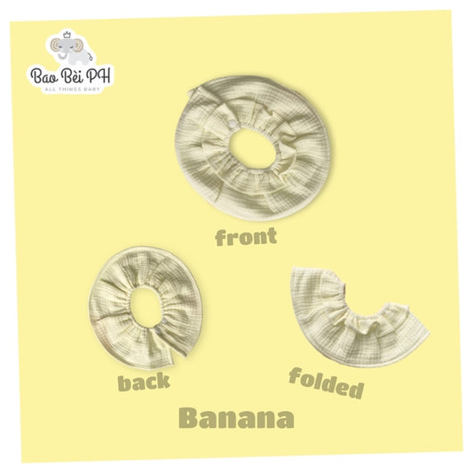 Bao Bei PH Amelia Round Reversible Cotton Gauze Bib Absorbent Towel for Drool