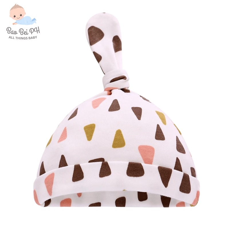 Bao Bei PH Jalen Baby Beanie for Newborn Infant Baby Sleep Hat 100% Cotton
