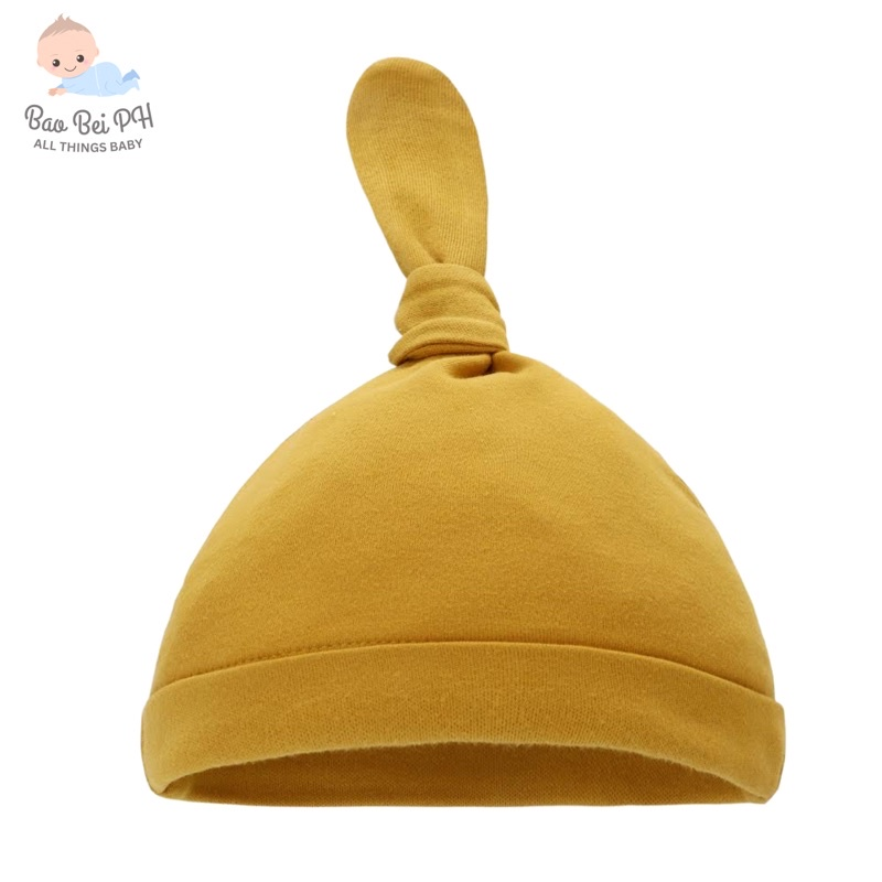 Bao Bei PH Jalen Baby Beanie for Newborn Infant Baby Sleep Hat 100% Cotton