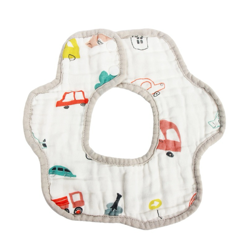 Bao Bei PH Law Petal Rotating Gauze Bib or Towel for Newborn Baby Drool Washcloth
