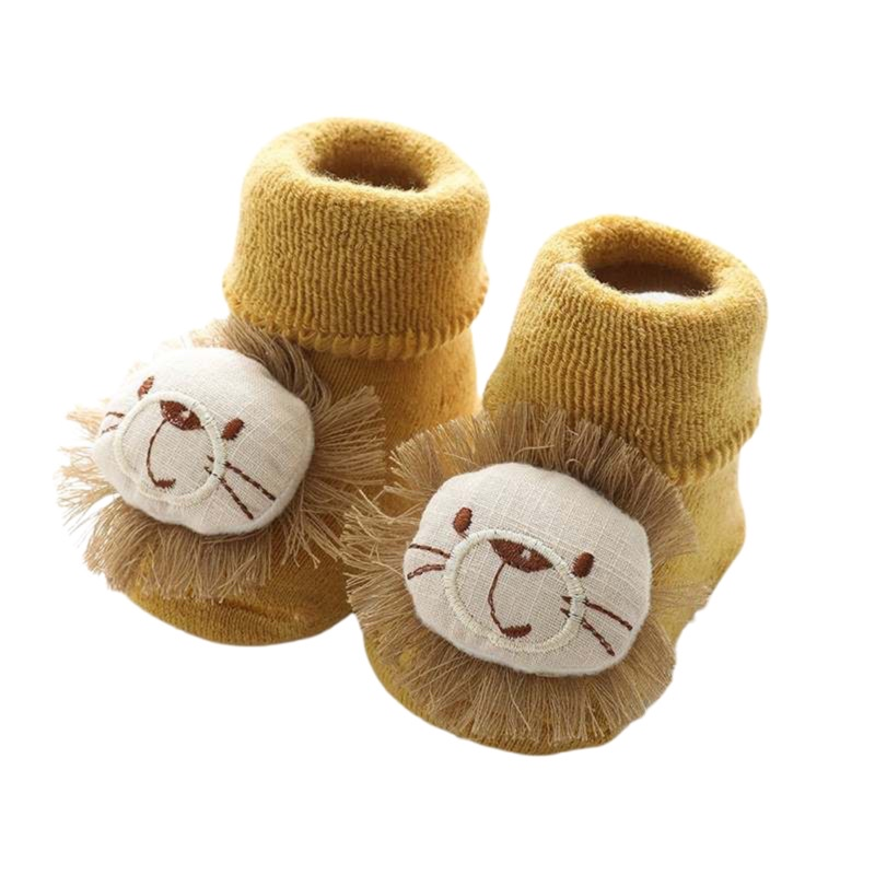 Bao Bei PH Kali Baby Socks for Newborn 0-12 Months Soft Cotton Anti-Skid Bottom Footwear for Infant