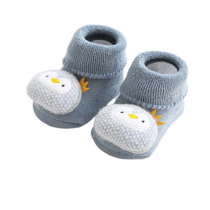 Bao Bei PH Kali Baby Socks for Newborn 0-12 Months Soft Cotton Anti-Skid Bottom Footwear for Infant