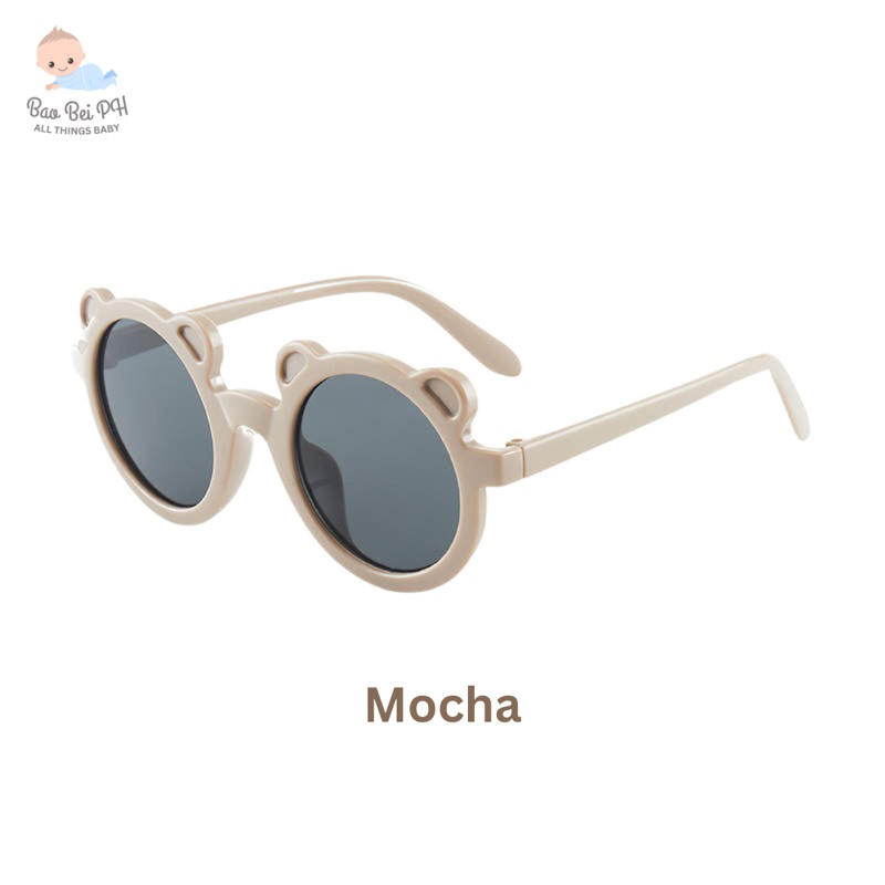 Bao Bei PH Drea Baby Fashion Sunglasses for Summer Beach Bear Shape Frame UV400 Kids Glasses
