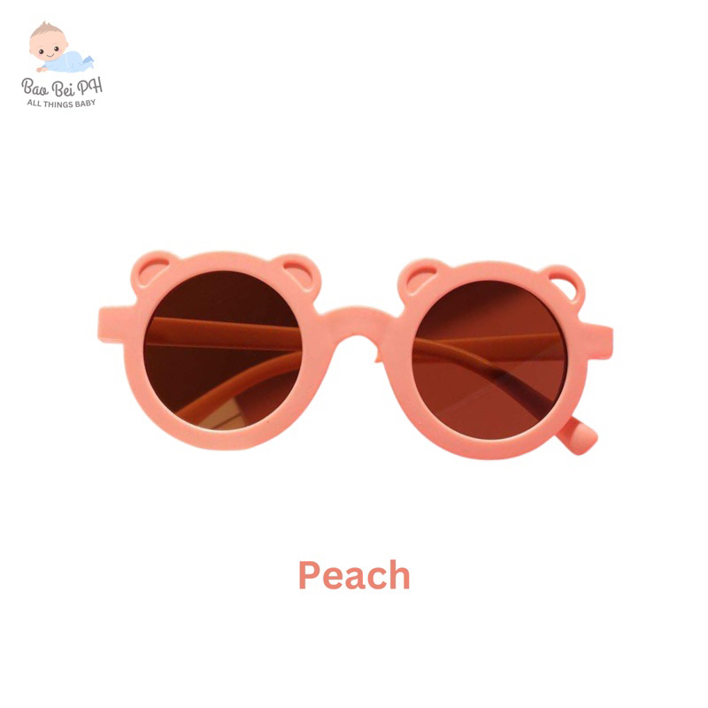Bao Bei PH Drea Baby Fashion Sunglasses for Summer Beach Bear Shape Frame UV400 Kids Glasses