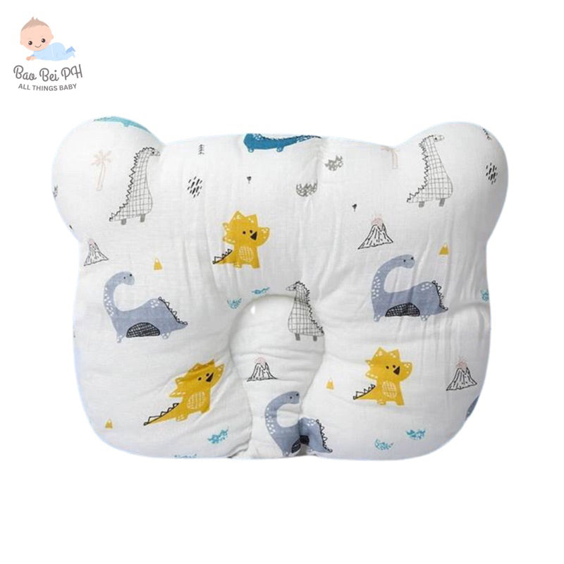 Bao Bei PH Luca Baby Anti Flat Head Shaping Pillow for Newborn Infant Soft Cotton Gauze Pillow