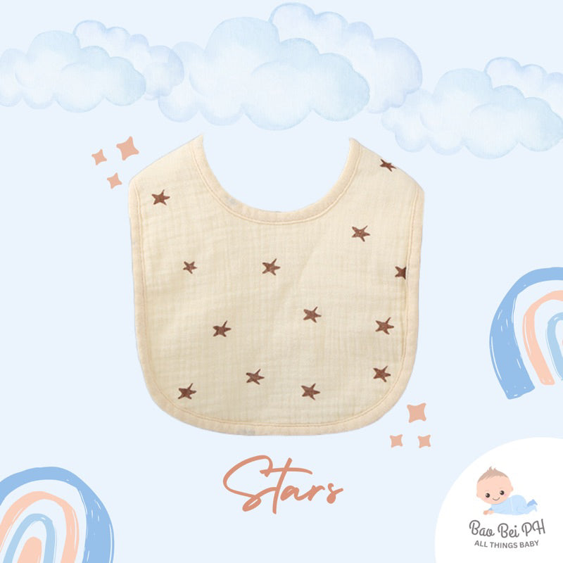 Bao Bei PH Jasmine Minky Bib U-shaped Drool Saliva Absorbent Soft Towel for Newborn Infant Toddler