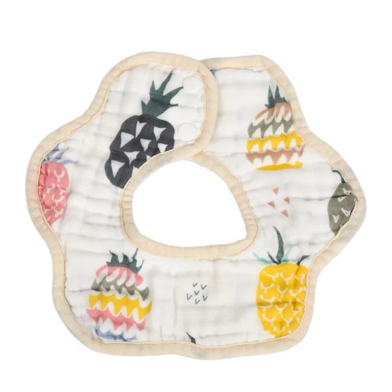 Bao Bei PH Law Petal Rotating Gauze Bib or Towel for Newborn Baby Drool Washcloth