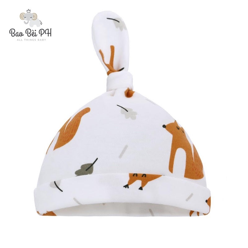 Bao Bei PH Jalen Baby Beanie for Newborn Infant Baby Sleep Hat 100% Cotton
